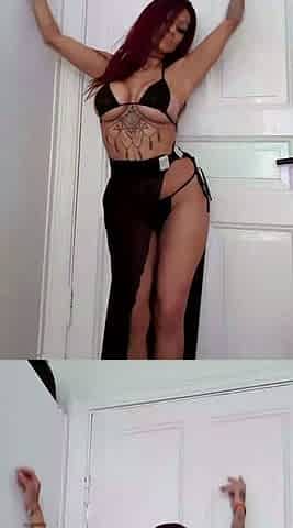 Great Big Boobs On Masturbating Redhead