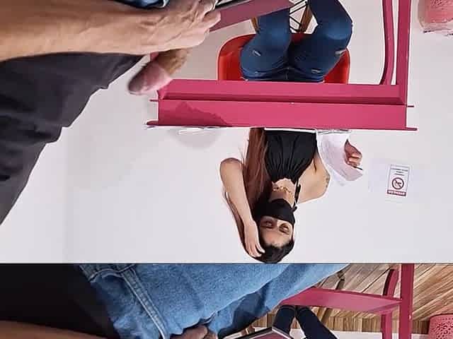 Risky Masturbation for a Nurse Secretary!
