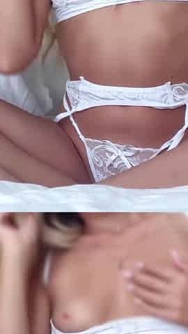 I Got so Horny I Had to Touch Myself - Slow Tease, Panties to the Side & Real Intense Orgasm