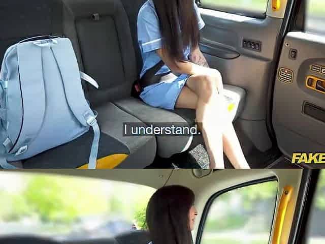 Nurse in my taxi inspects my weenie - Fake Taxi