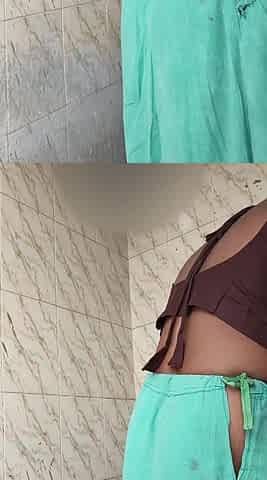 Simran Bhabhi Bathing Outdoor Boobs Press and Pussy Show