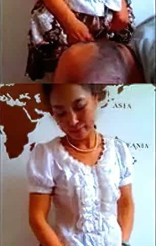 Chinese Slutgirl's Girlfriend Fingers Her Hairy Pussy