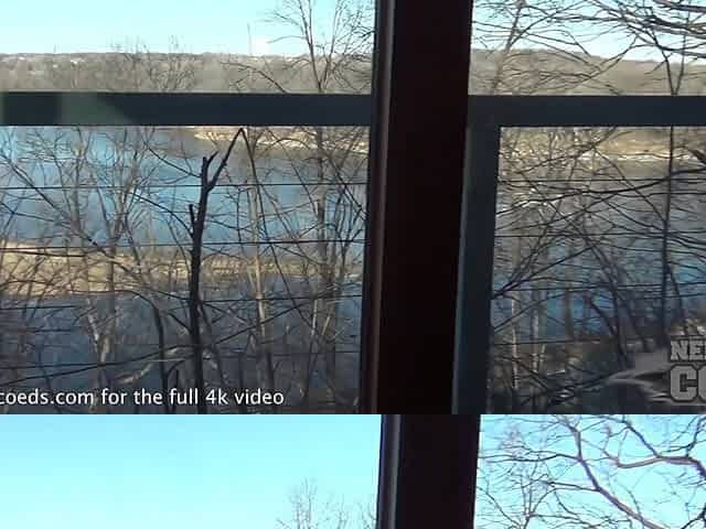 Trinity Masturbating with a Dildo Near The Cedar River