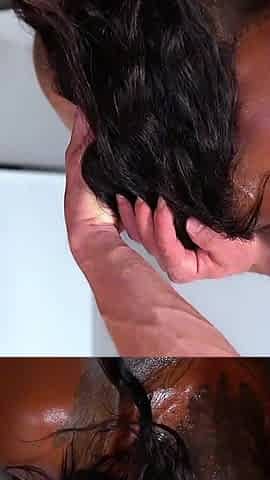 Gangbang to a Big Black Ass Goddess Ebony Gets All the Milk Out of Us- Josy Black