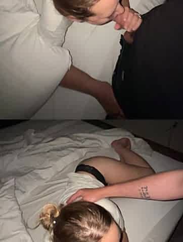 Slutty Wife Sucking Cock Before Bed