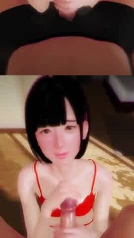 Asian girlfriend gives an amazing hand job: 3D Porn POV