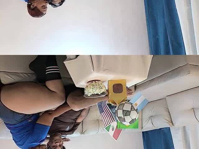 World Cup fever: big beautiful woman receives creampie to celebrate the victory