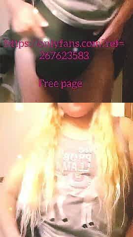 Cute blondes teaser of her booty