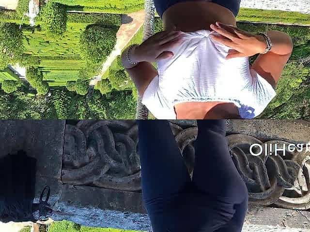 Teen Changing Clothing in Public