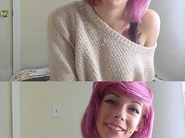 Amateur teen girlfriend toys and sucks cock at home