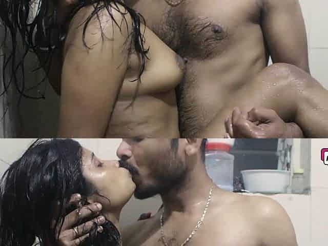 Hot Couple Having Romantic Sex in Bathroom
