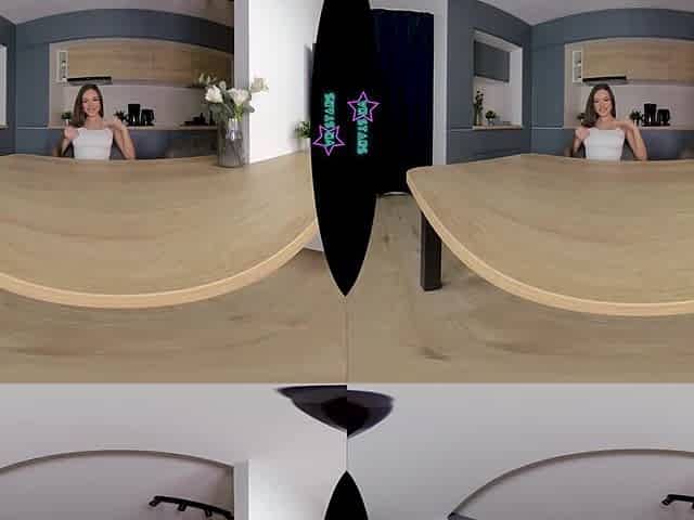 Stuffing My Pussy On The Kitchen Table - VRStars