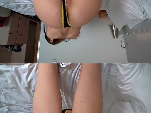Large Load On Her Teen Snatch - 4K POV