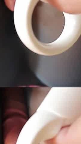 Black nylon shinny blue pantyhose and mask blowjob