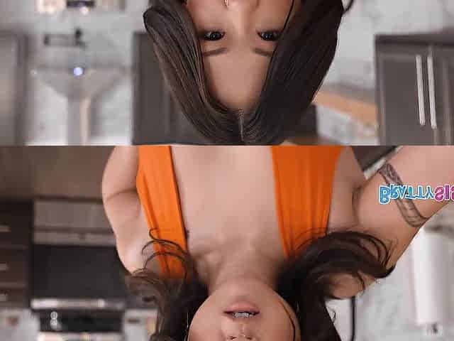 Petite Oriental Caught Blowing Dad, Bangs Stepbro To Keep Him Quiet