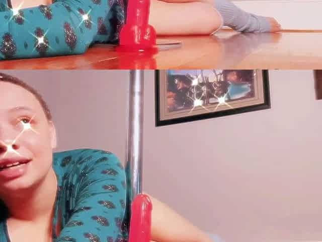 Big boobs milf masturbates with her dildo