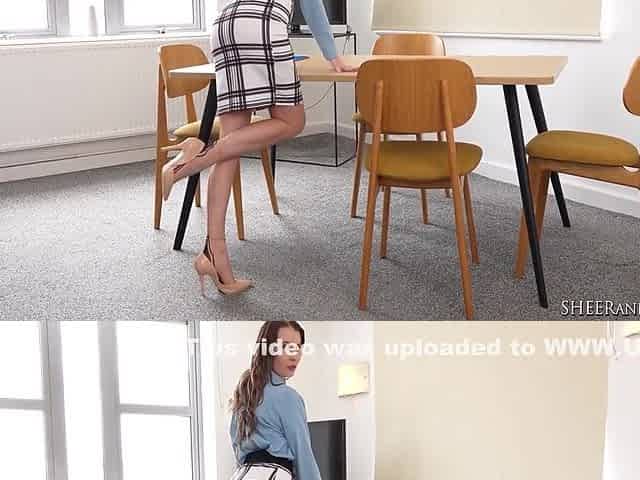 British Secretary Office Slut - Brook Logan