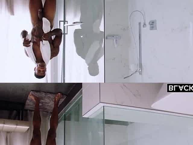 Blond in Interracial Oral-job and Poses
