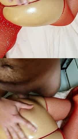 Amateur slut gangbang anal in stockings and lingerie