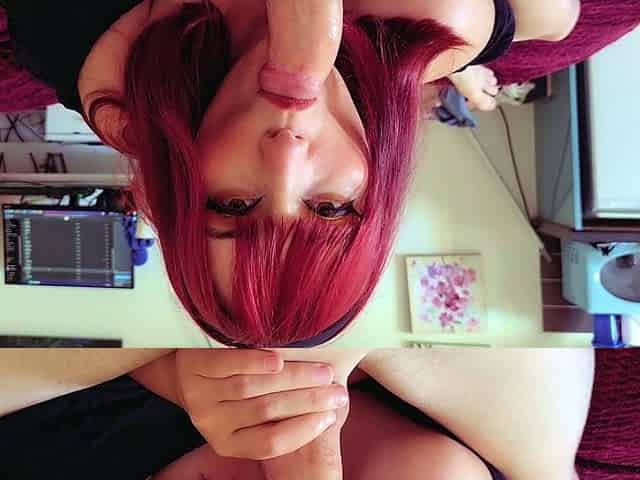 MILF POV Big Cock Blowjob