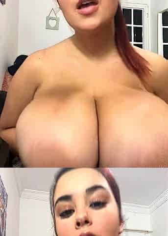 Great Big Boobs On Masturbating Redhead