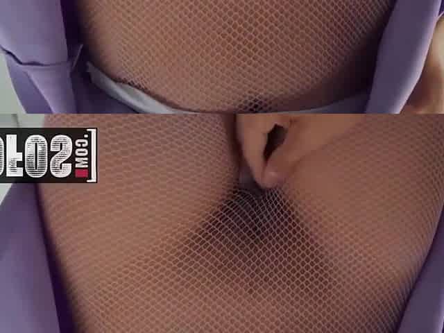 Phat Ass Spinner Get Fishnets Ripped With Lexi Aaane