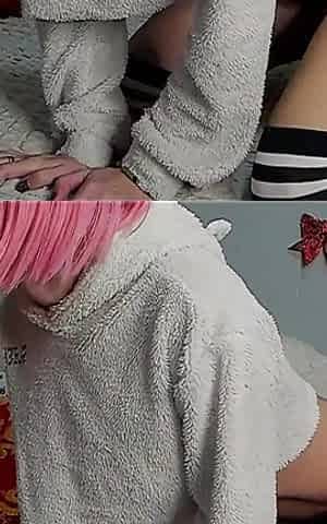 I Fucked Her in Mouth, in Missionary, Her Feet and Cummed on Her Socksed Legs