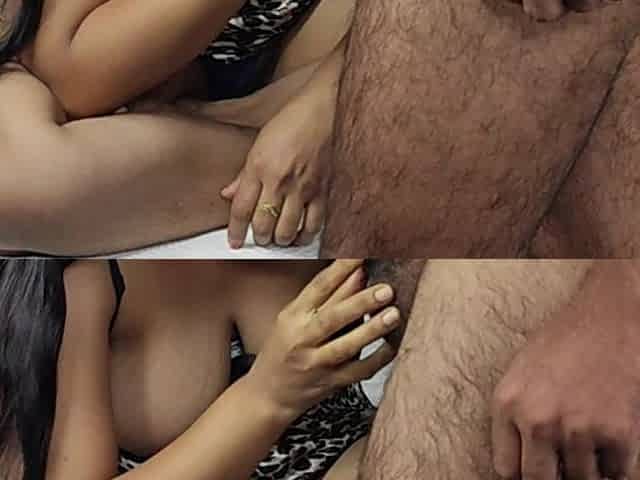 Hot Rashmi Bhabhi's Pussy Massage XXX Viral Video Hindi Audio