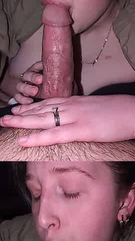 Unfathomable blowjob for a thick pulsating shlong