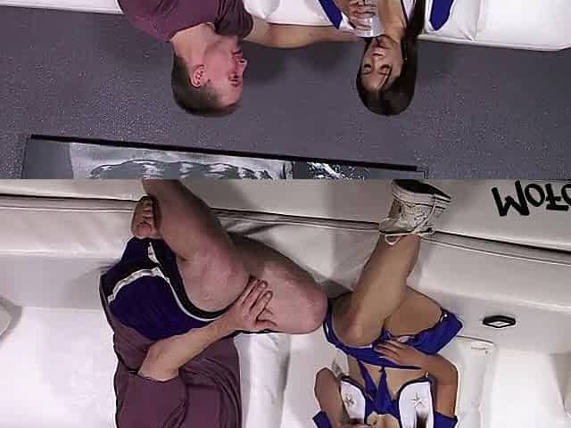 MOFOZO.com - Oriental Cheerleader Is Getting It On With The Stepdad