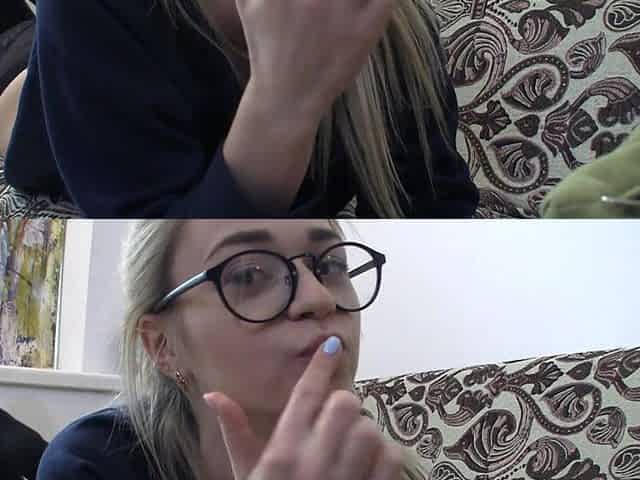 My Skinny Stepdaughter Is Back From College and Having Fun on Her Webcam