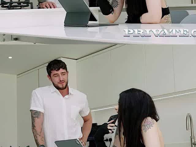 Intimate.com - Alessa Savage Bangs in Her Nylons and Gets a Creampie