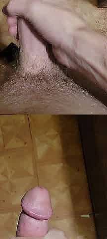 Playing with my penis untill I cum