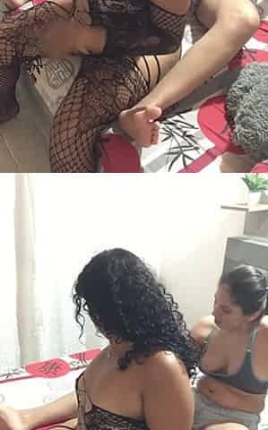 lesbian babes bang in underware and make episode.