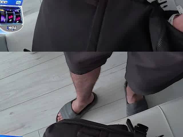 I Jrk Off With Stranger Pants In Hotel But This babe Caught Me And We Screw But I Inadvertently Cum Inside