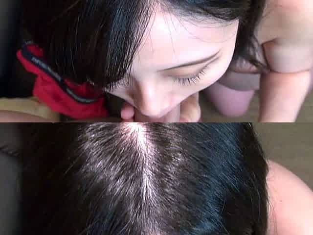Great close up in japanese teen blowjob pov