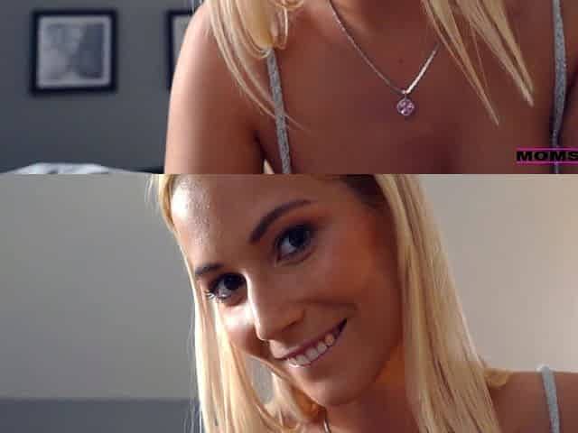 A gorgeous blonde took a cock in her mouth, the put in cunt and did not regret about choice
