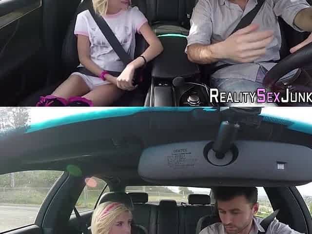 Real Blonde Teen 18+ Pornstar Blows