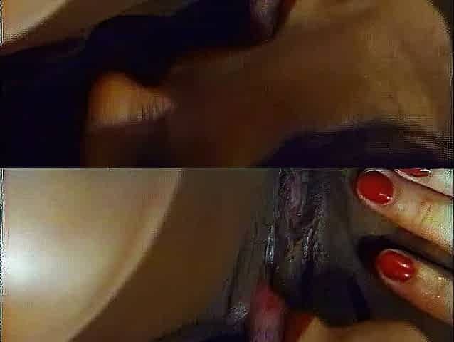 Amateur MILF fucked finger toy orgasms cumshot on pussy