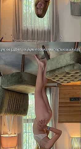 A mother i'd like to fuck in a hotel room showed her charms and hard masturbates her cunt to a lovely climax