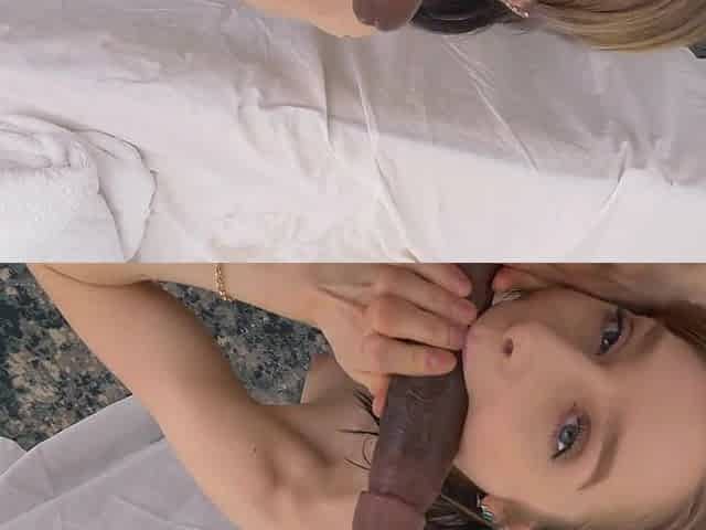 Scarlett Hampton & Musa Phoenix in BBC Nuru Massage - BBC Pie