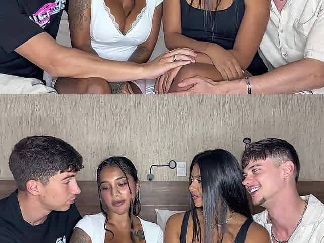 Swingers with a Breasty Oriental Woman and Spaniards with Large Weenies - Yasmina Khan - Tommy Cabrio - Brady Bud