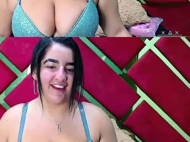 Huge natural boobs cute bbw babe teasing show