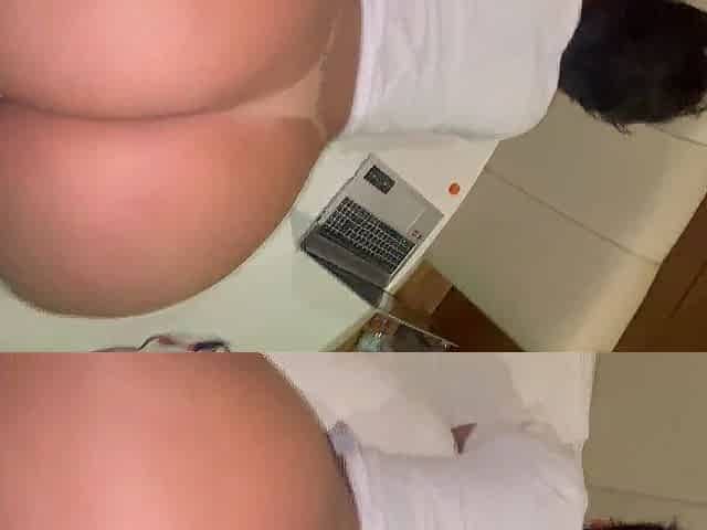 HE RECORDED ME EATING FOUR AND CUMMED IN MY ASS