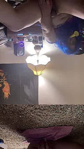 Taking large sextoy in the booty
