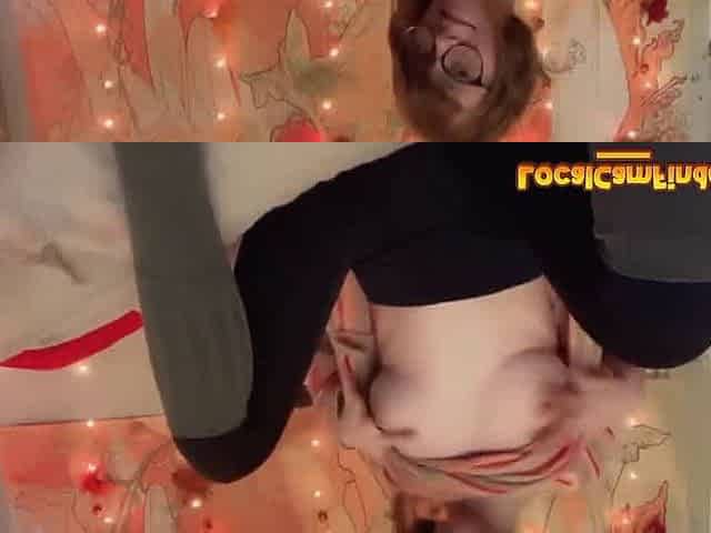 Short-Haired Amateur Spanks Her Big Ass In A Thong!