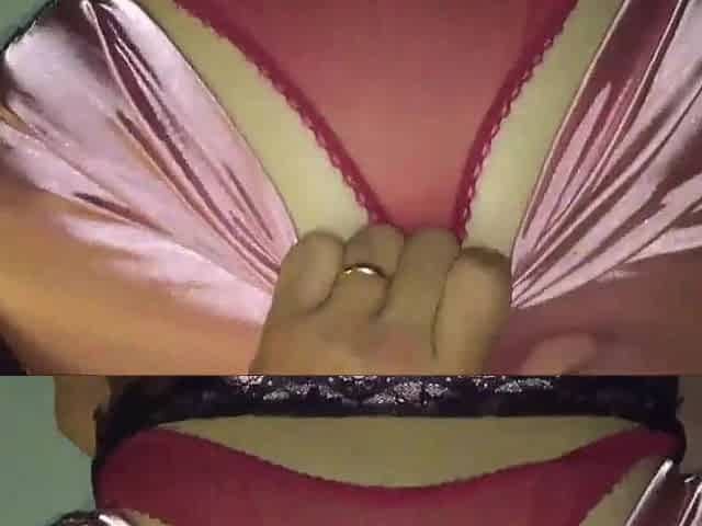 1395 - Blonde Amateur French Slut, Cotton Thong and Lingerie, Pink Satin Outfit, Fuck in Doggystyle, Rimming, Blowjob, POV
