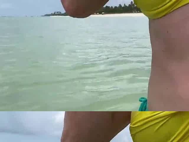 This babe received an unexpected anal creampie in front of everybody.