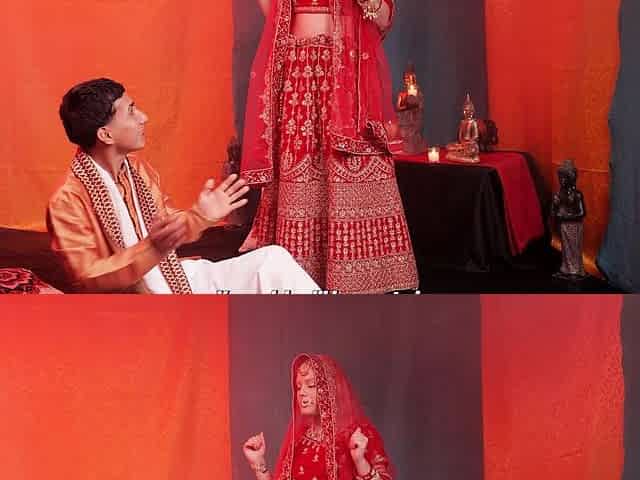 Young Hindu man enjoys and uses his penis