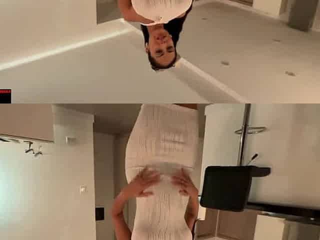 Shy girl in the elevator, I invited her to my apartment and we had sex, hot!